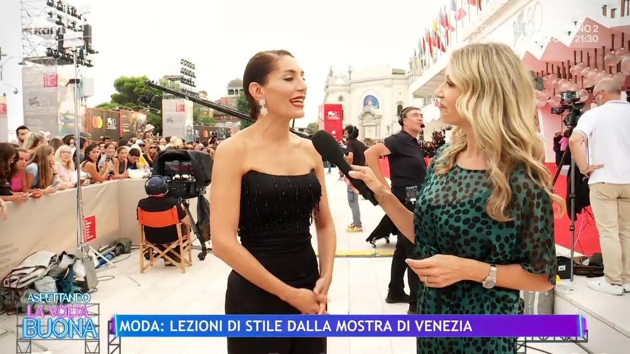 Caterina Murino madrina a Festival di Venezia 2023 - La Volta Buona 11/09/2023