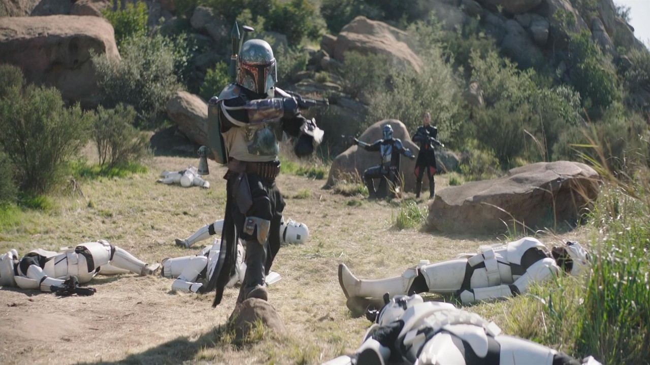 After reclaiming his father's armor, Boba Fett was unstoppable, rampaging through all #mandalorian