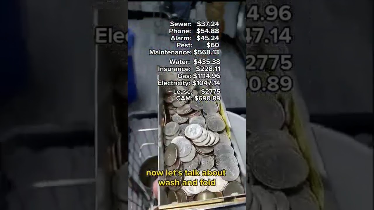 How much $$ does my laundromat make? (Profit & Loss)