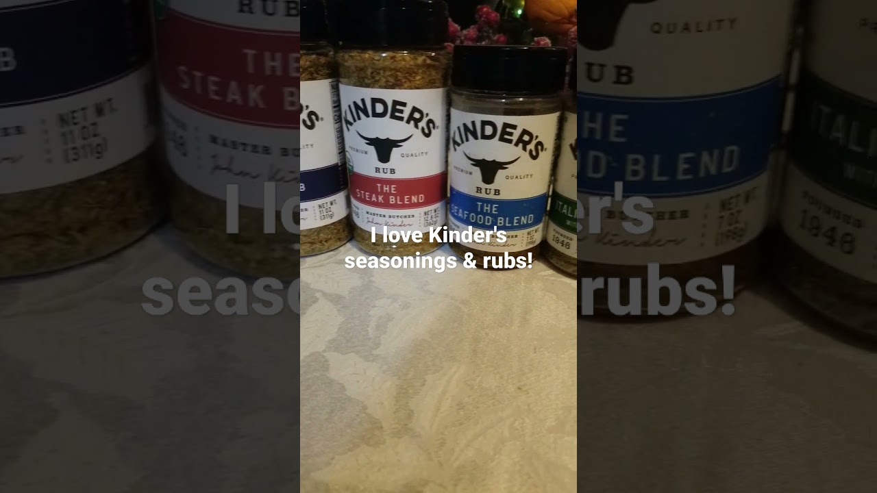 Kinder's Seasonings and Rubs Pt.1 #kinders #seasonings #grilling #seafood #nosalt #saltfree