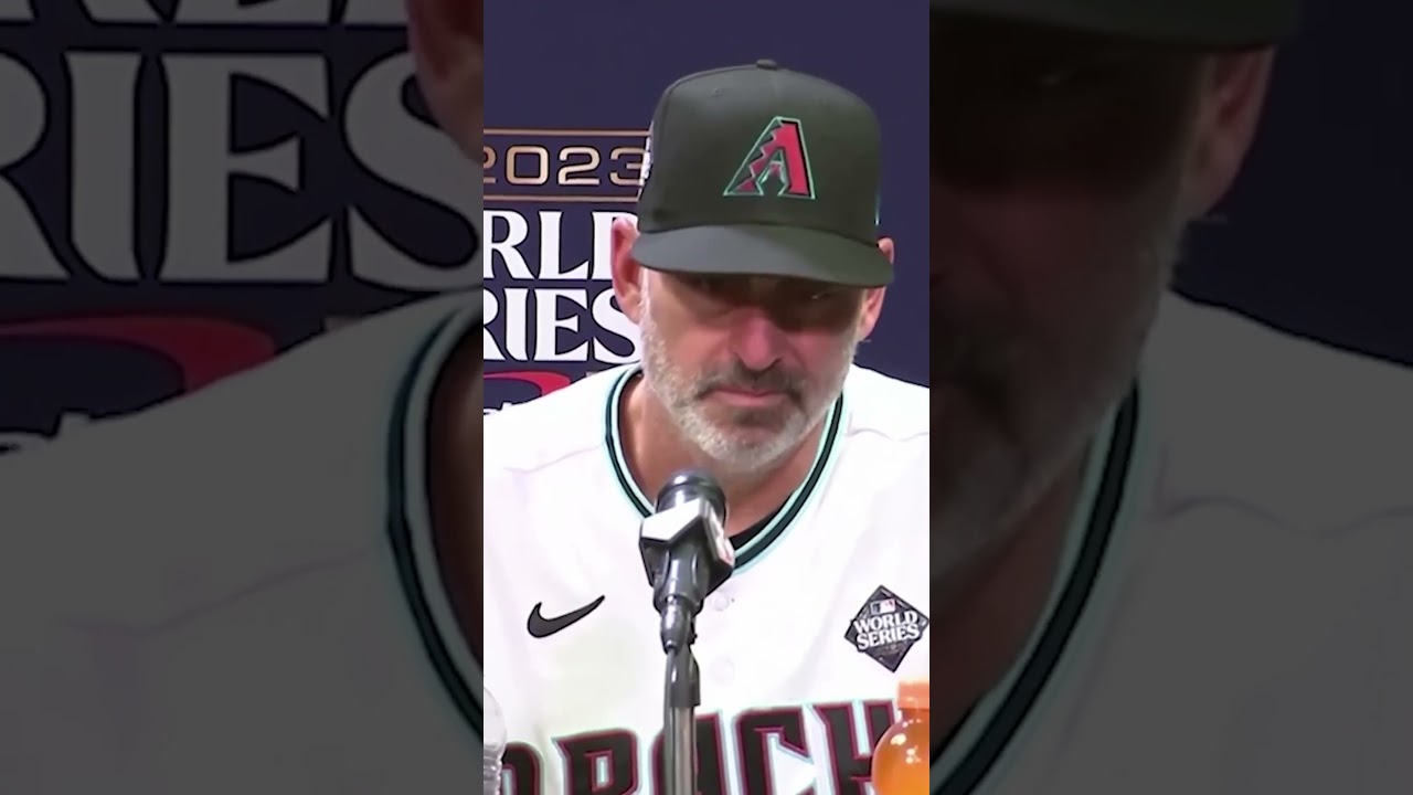 Torey Lovullo sends a message to the Diamondbacks fanbase 😢 #Arizona #Diamondbacks #WorldSeries