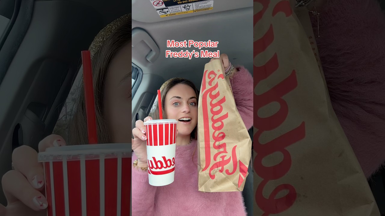 Most Popular Freddy’s Meal ❤️🍔🍟#freddys #freddyssteakburger #freddysburgers #freddysfries