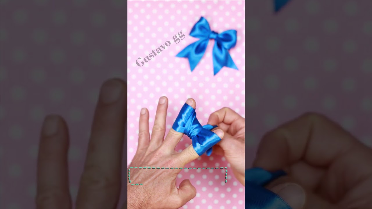 How to make simple easy bow 🎀  How to tie a perfect bow!