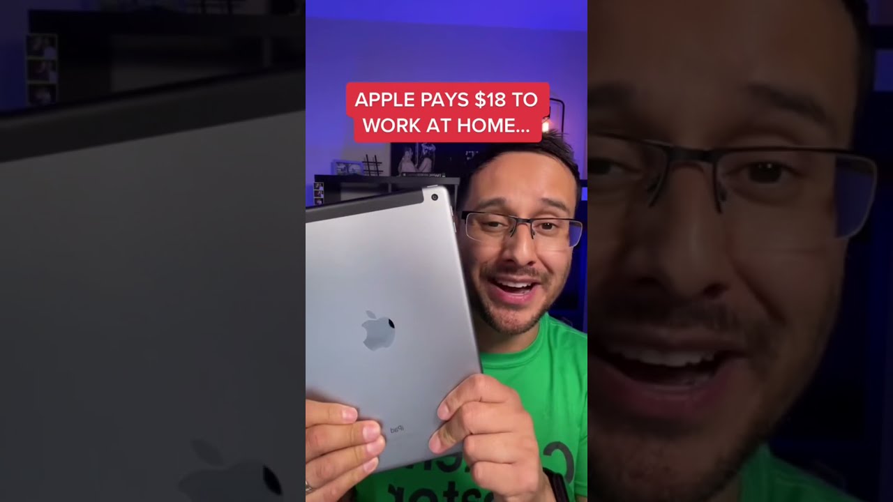 Apple Jobs From Home Pays $18/Hour #shorts