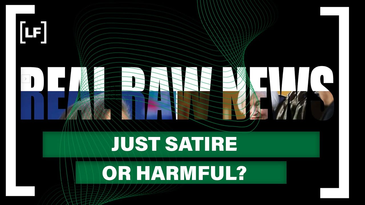 Satire or harmful conspiracies? Analysing "Real Raw News"