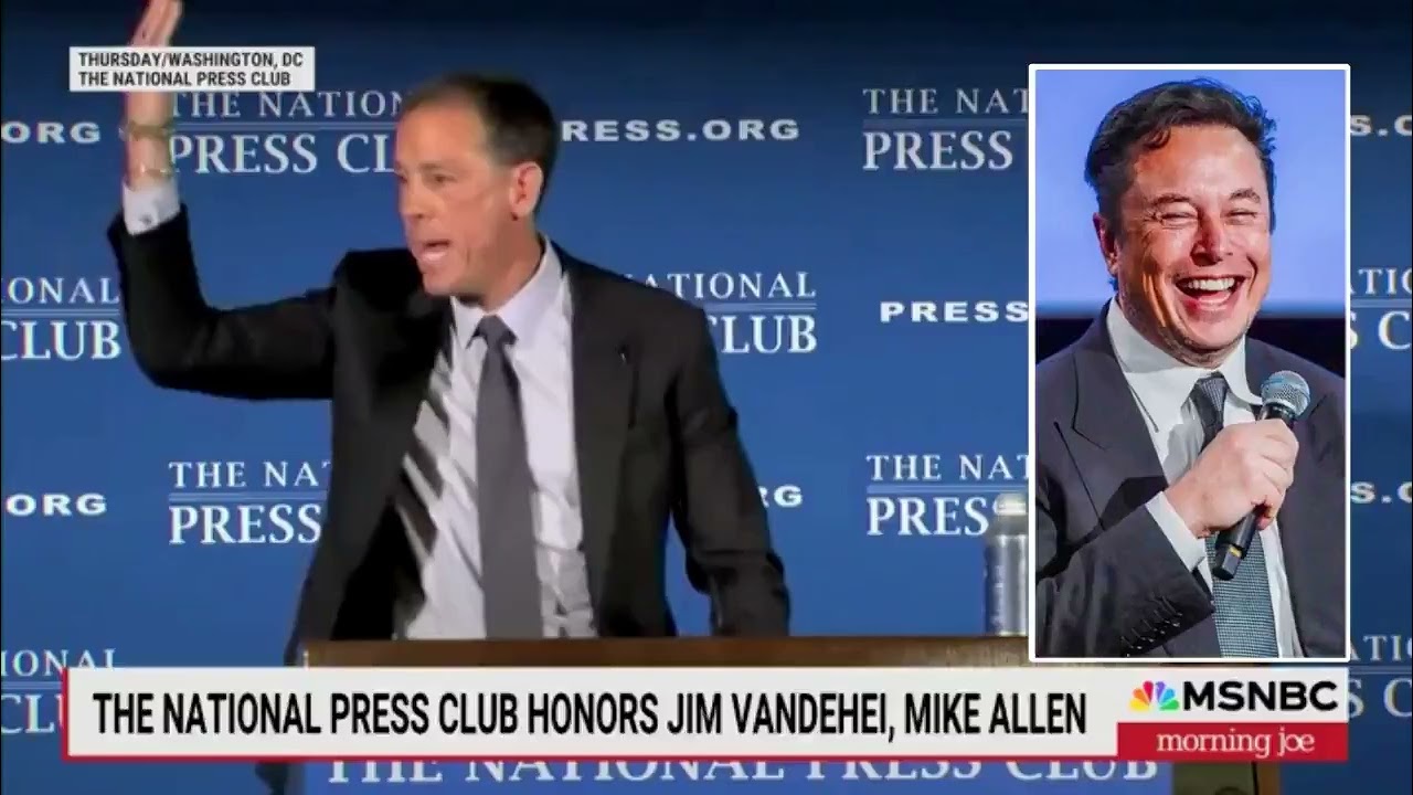 Jim VandeHei Takes Shots At Elon Musk & X| The Peanut Gallery Acting Like They Are Still Journalists