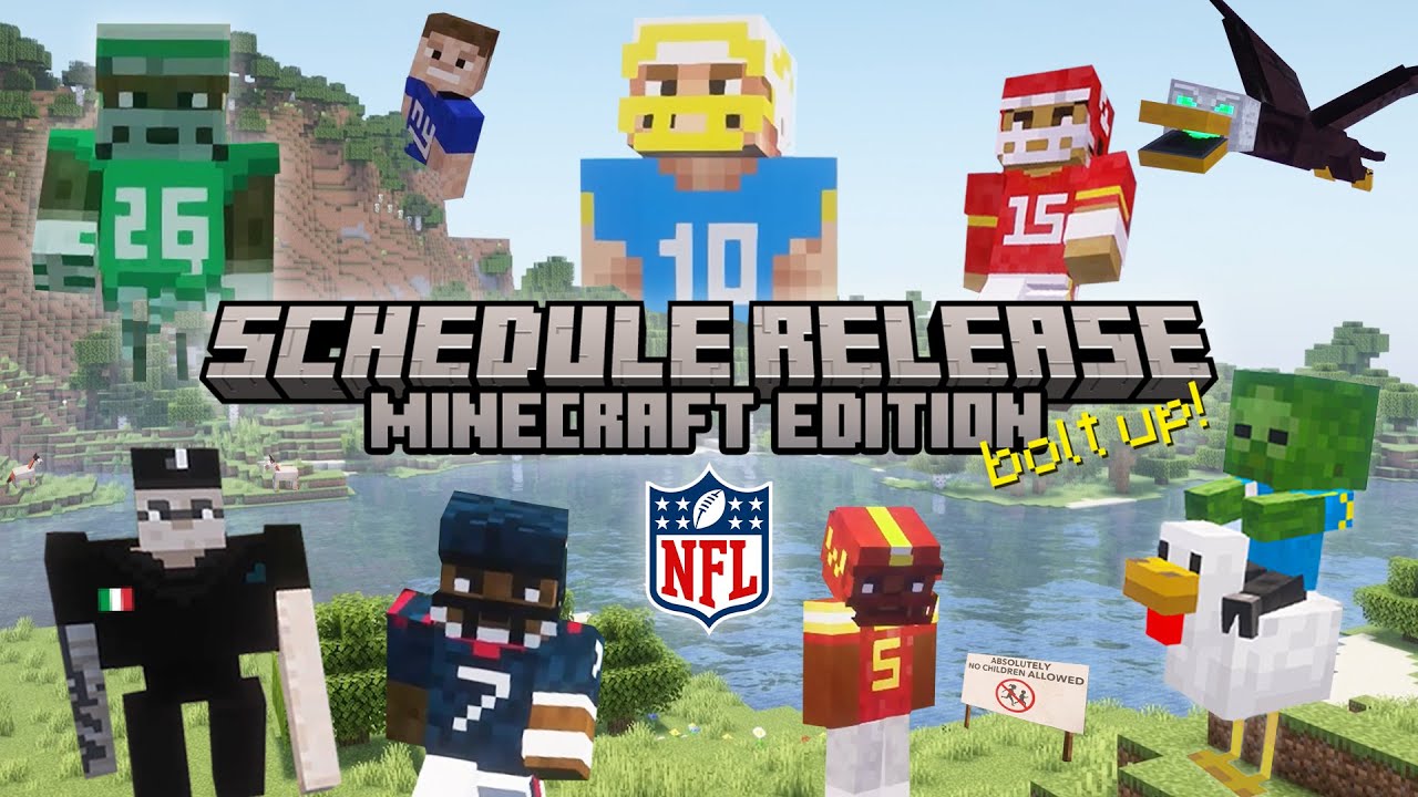 LA Chargers Minecraft Schedule Release 2025