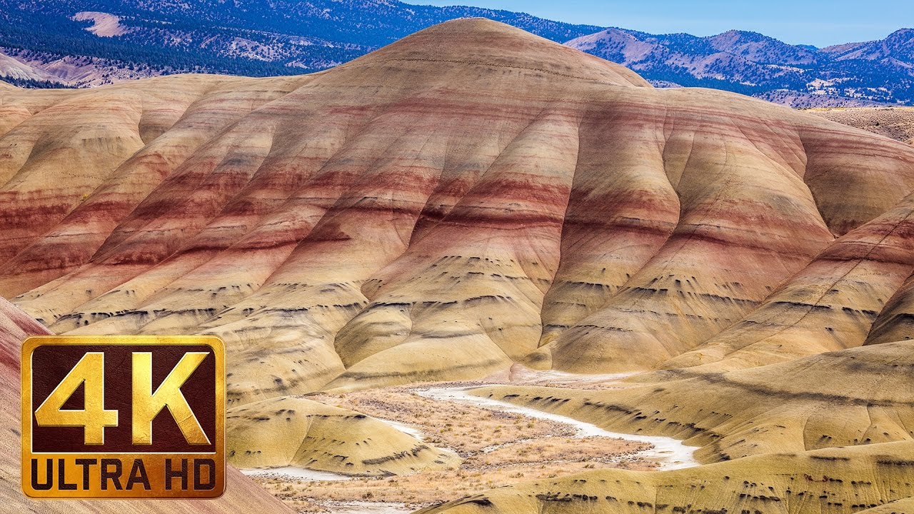 Breathtaking Painted Hills, Oregon - 4K Nature Documentary Film