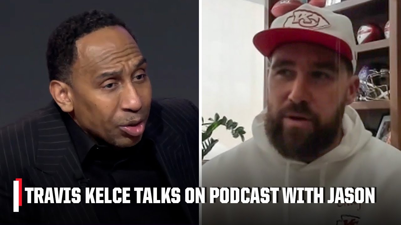 Travis Kelce tells Stephen A. about relationship with Taylor Swift, Podcast with Jason & MORE 🍿