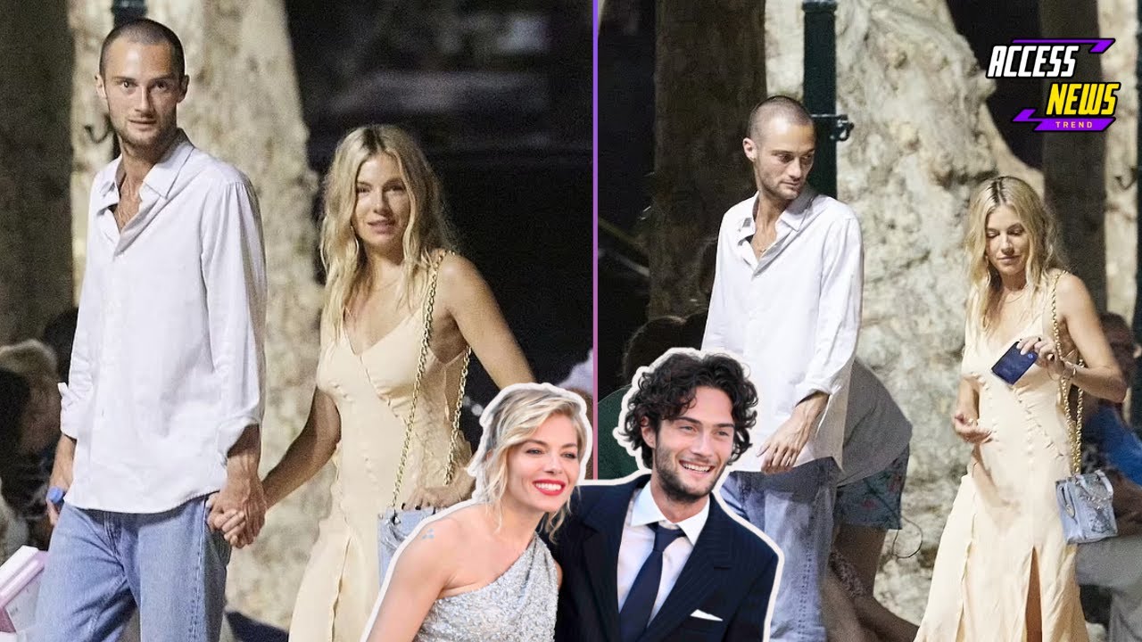 Sienna Miller & Oli Green’s Chic Stroll in Saint-Tropez 🌞👫✨