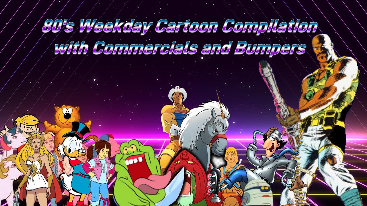 80's Weekday Cartoon Compilation with Commercials and Bumpers
