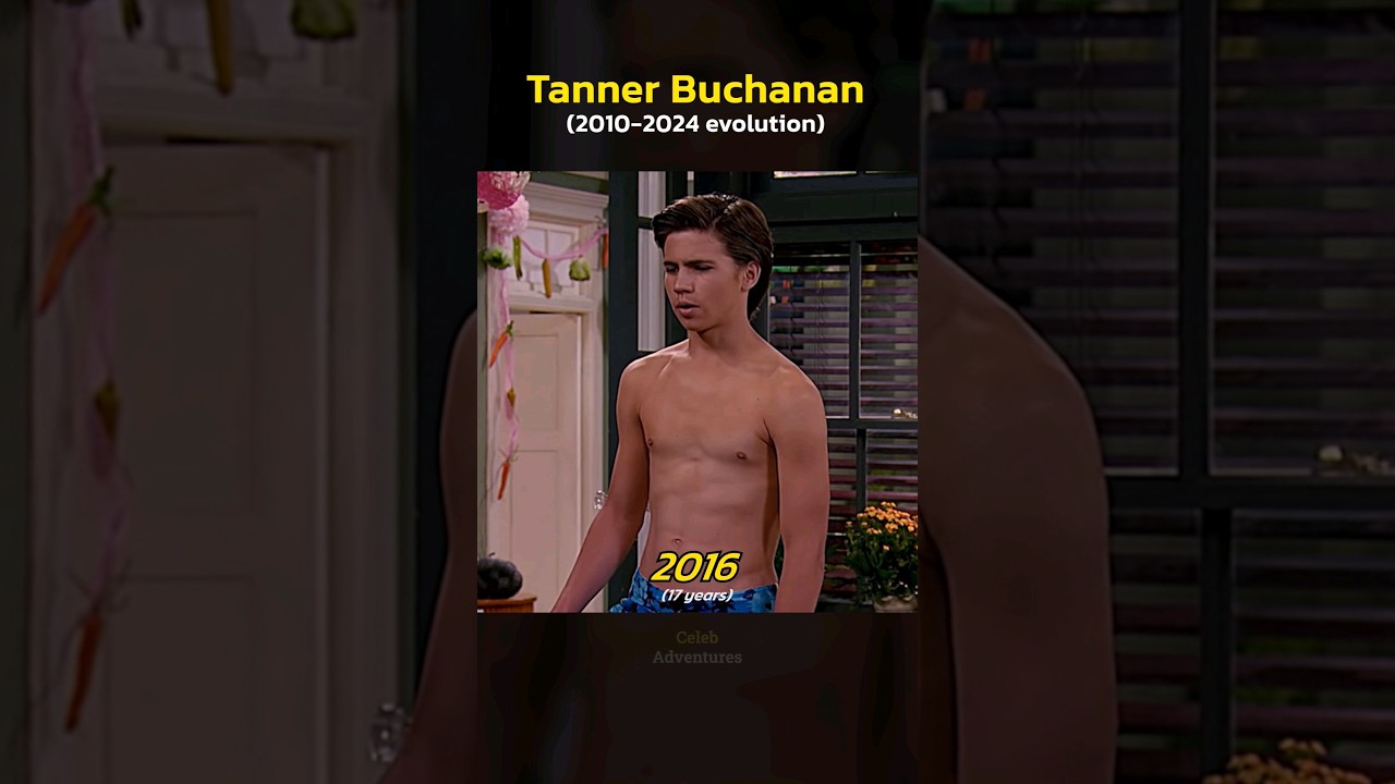 Tanner Buchanan evolution (2010-2024) 🎬✨️ #tannerbuchanan #cobrakai #throwback #actor