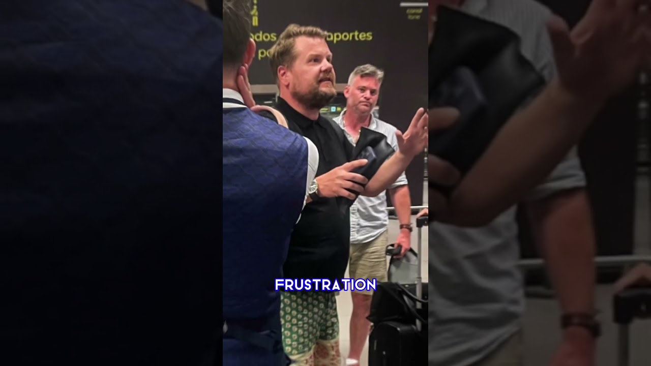 James Corden CONFRONTS airport staff 😳