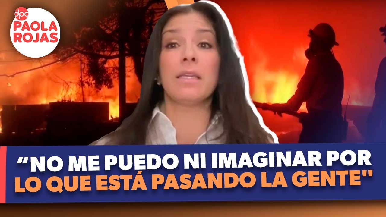 Alessandra Rosaldo habla sobre como fue evacuada de su casa en Los Ángeles, California | DPC