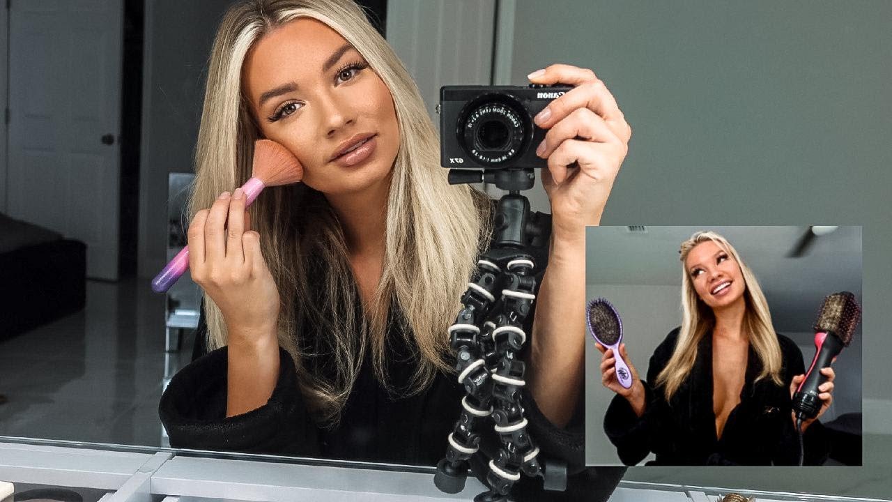 GRWM! 20 MIN Salon Blowout With $50 Brush! | Alexa Collins