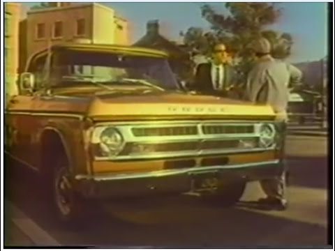 1970 Dodge Custom Sweptline Truck TV Commercial Featuring Al Molinaro
