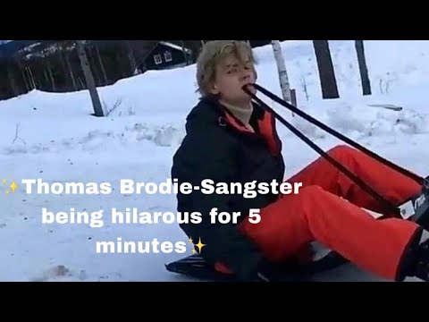 Thomas Brodie-Sangster being hilarious for 5 minutes ✨