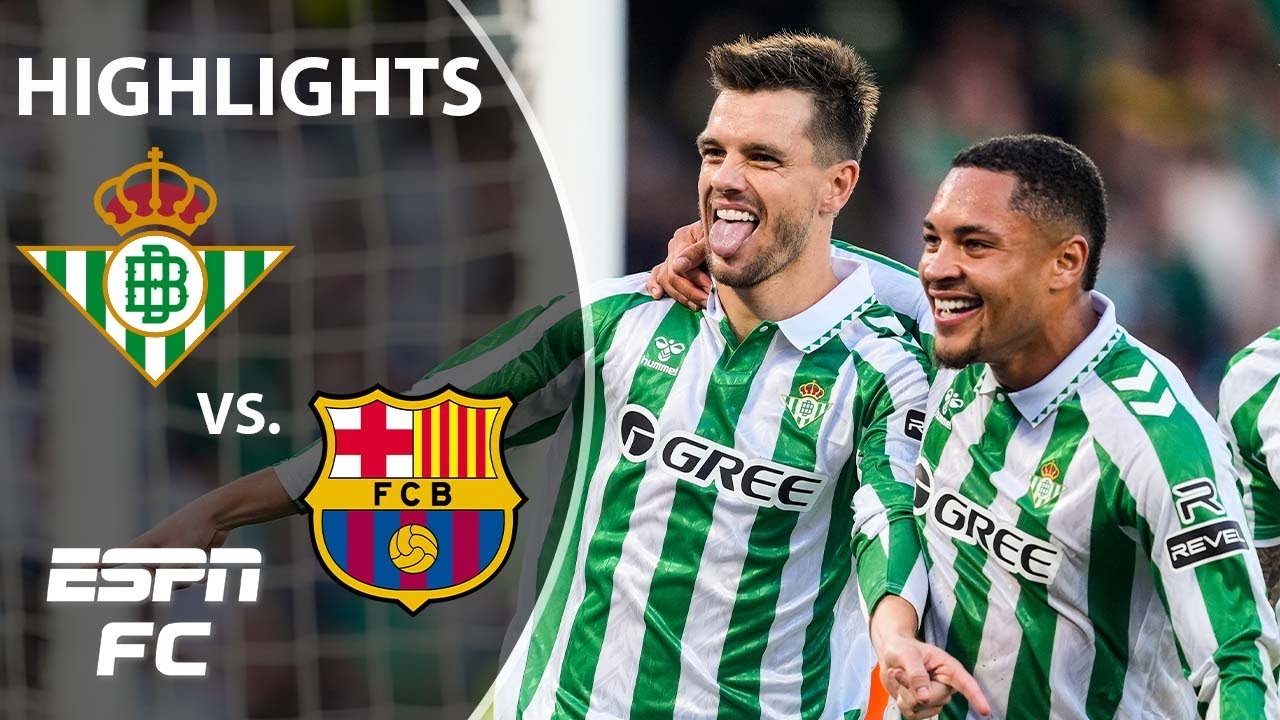 🚨 WILD ENDING 🚨 Real Betis vs. Barcelona | LALIGA Highlights | ESPN FC