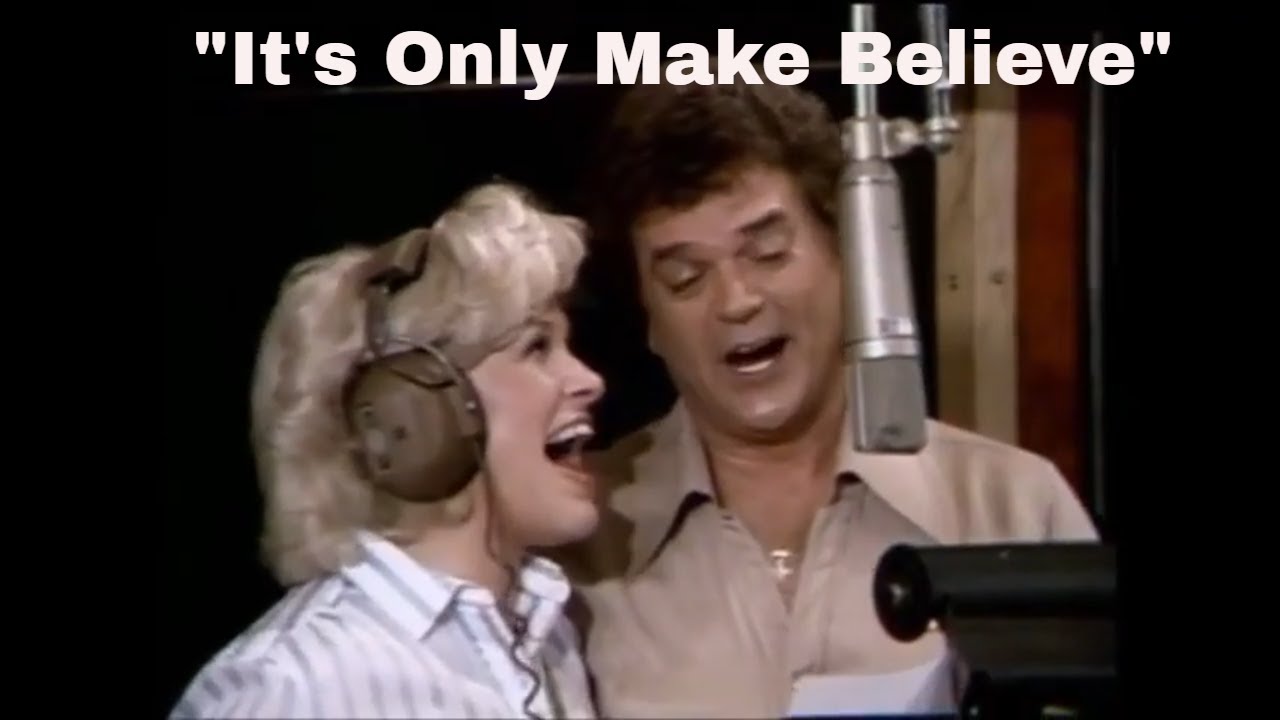 Conway Twitty -  "It's Only Make Believe" - Powerful Duet with Carroll Baker, Best Audio and Video