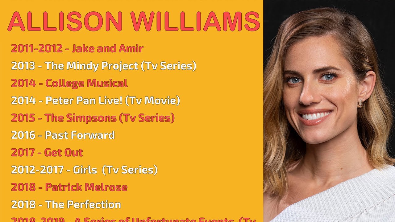 ALLISON WILLIAMS MOVIES LIST