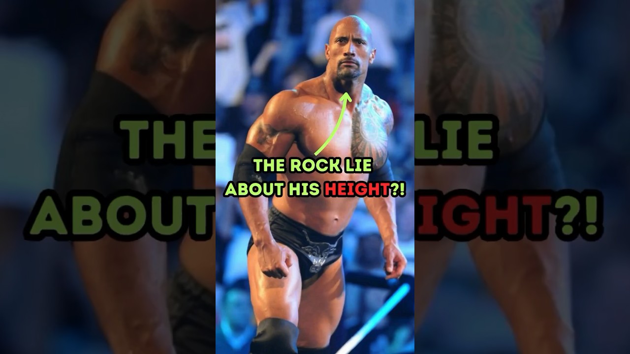 The Truth Behind The Rock’s Height #shorts #fitness