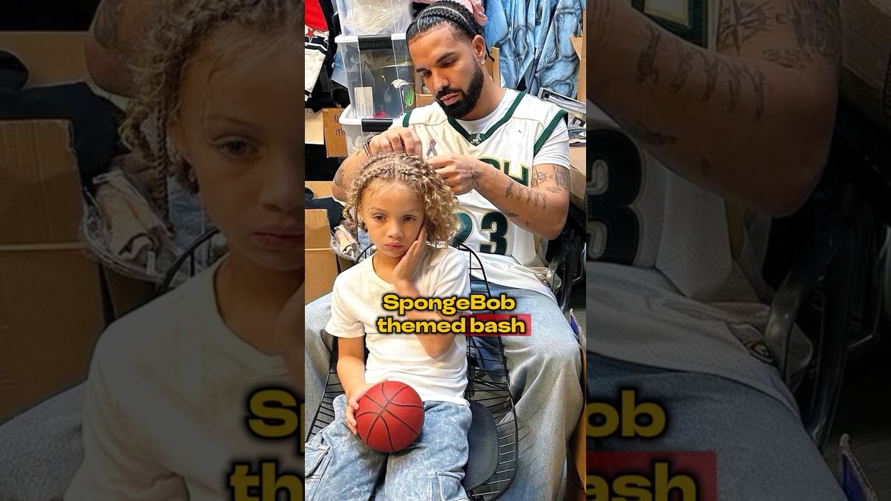 Drake Celebrates Son Adonis Graham’s 7th Birthday with SpongeBob-Themed Bash.