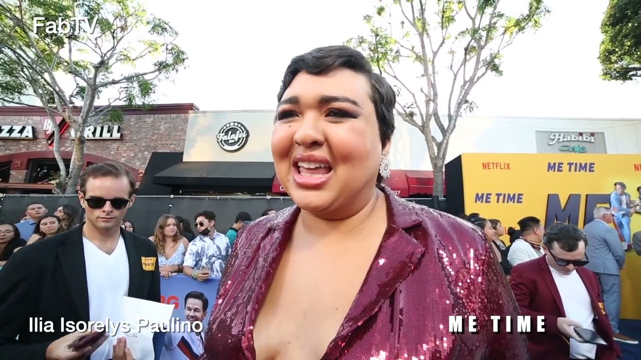 Ilia Isorelys Paulino attends the Los Angeles Premiere of Netflix's "Me Time"
