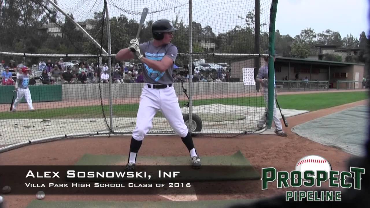 Alex Sosnowski Prospect Video, Inf, Villa Park High School Class of 2016