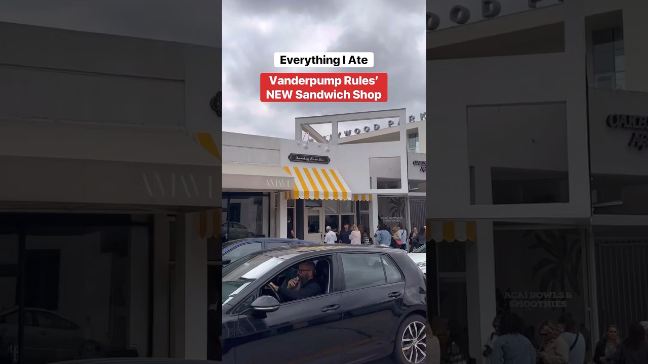 Everything I Ate (+ what to order) at Something About Her sandwich shop! #vanderpumprules #shorts