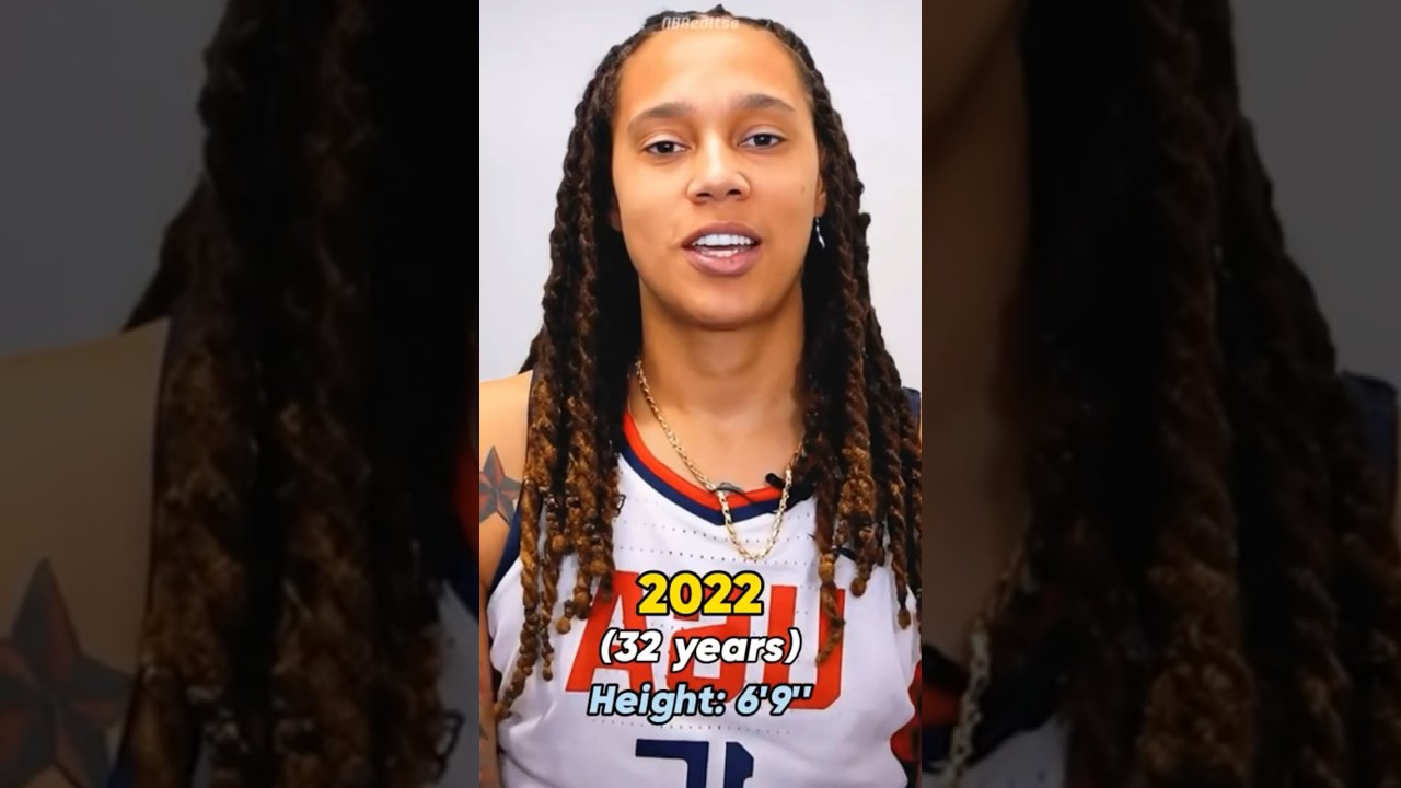 Brittney Griner Height Evolution #evolution #nba #basketball #thenandnow #throughtheyears