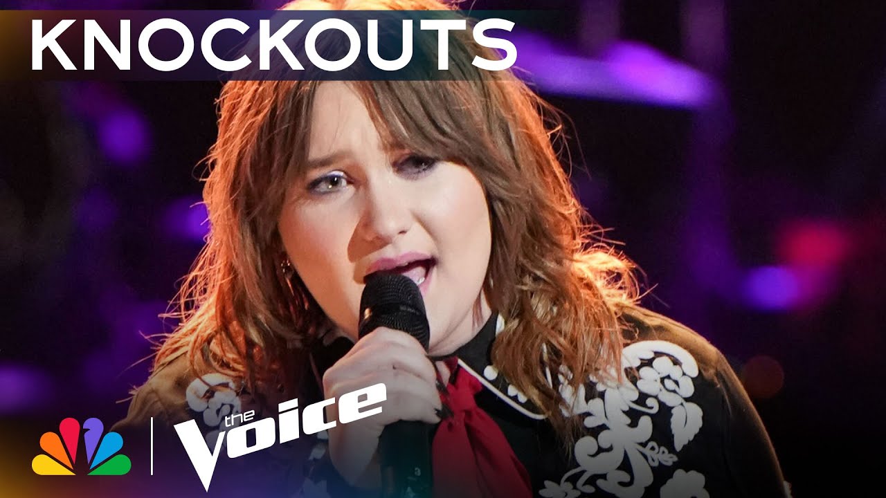 Ruby Leigh Is Spectacular Performing "Blue" by LeAnn Rimes | The Voice Knockouts | NBC
