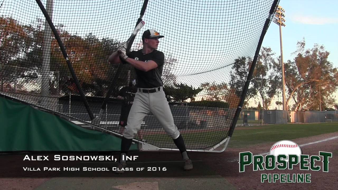 Alex Sosnowski Prospect Video, Inf, Villa Park High School Class of 2016