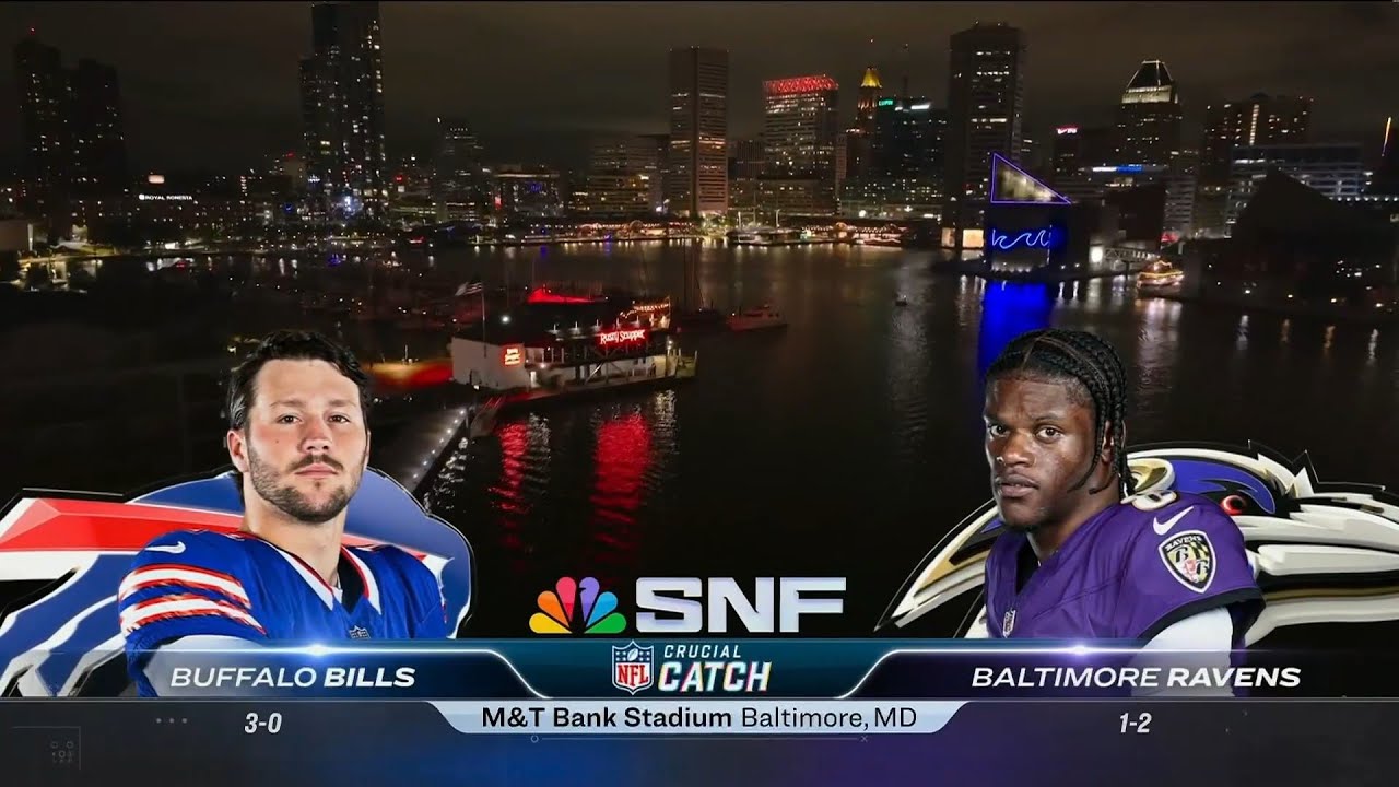 Sunday Night Football on NBC intro | BUF@BAL | 9/29/2024