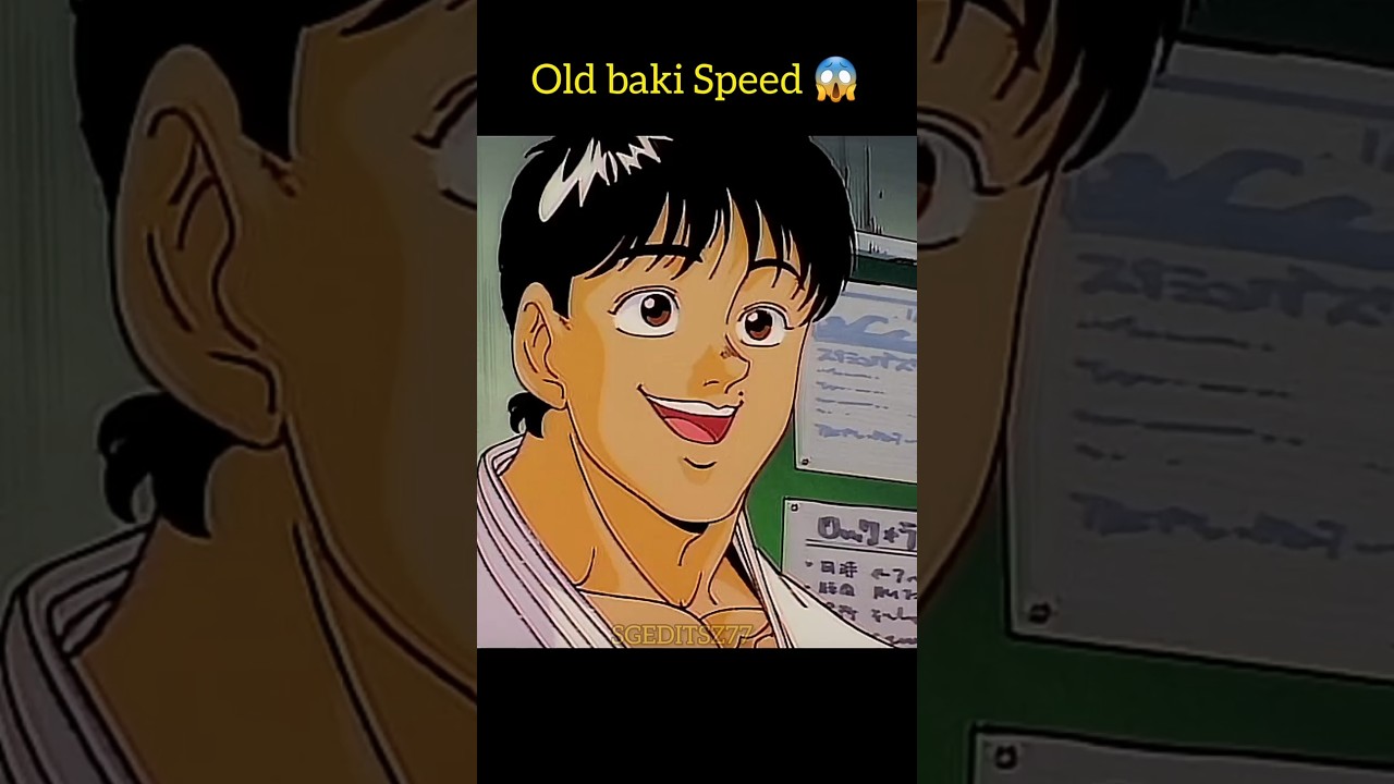 Old Baki Speed 😱👹 | baki hanma #baki #ytshorts #shorts #animeedit