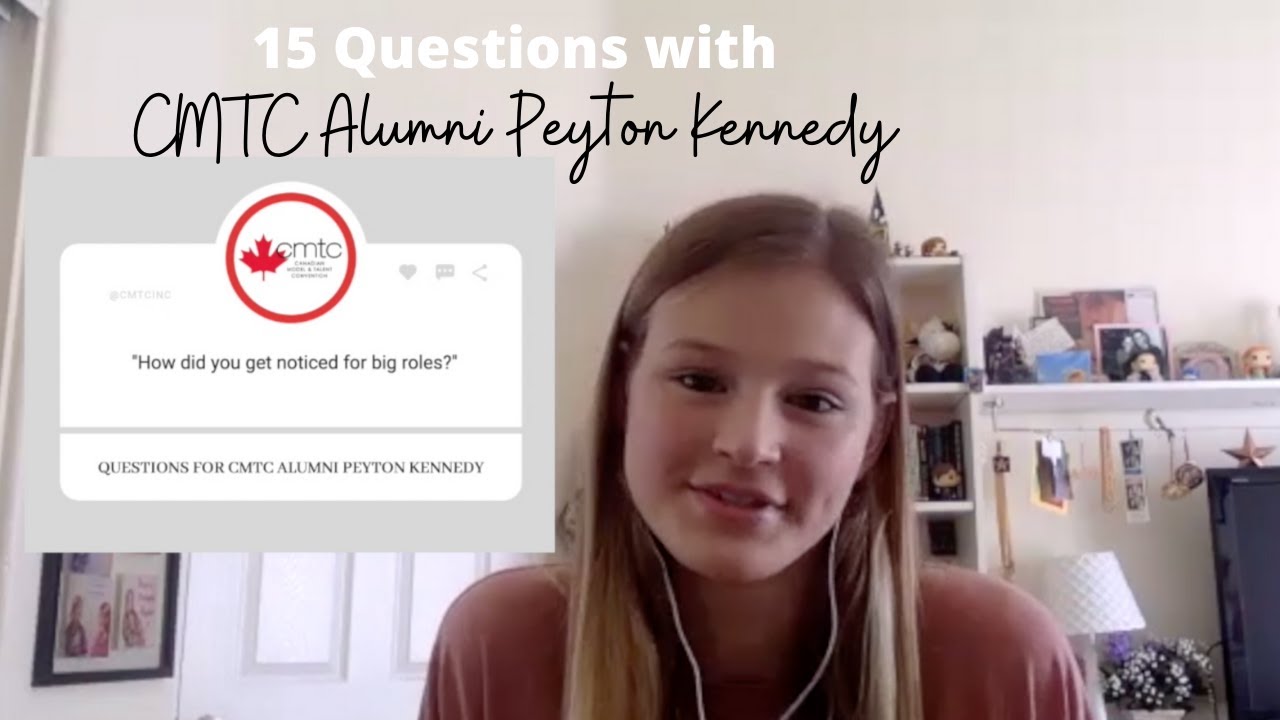 CMTC Presents | 15 QUESTIONS with CMTC Alumni Actor Peyton Kennedy