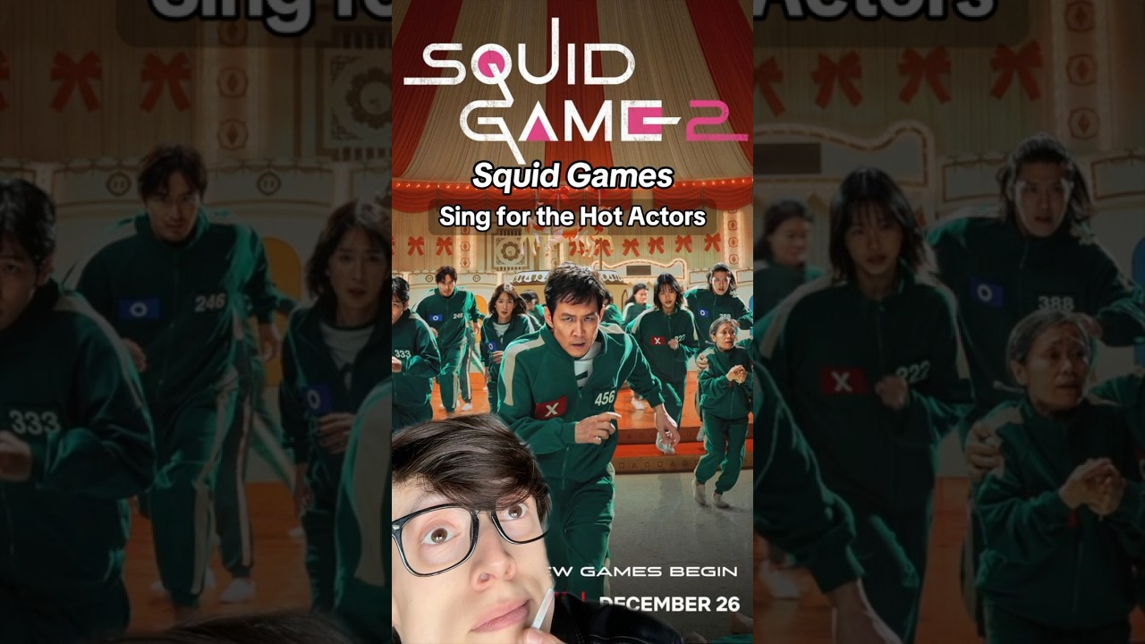SQUiD GAME: Singing for the Hot Actors 😂 #TheManniiShow.com/series iB@Ayame.P