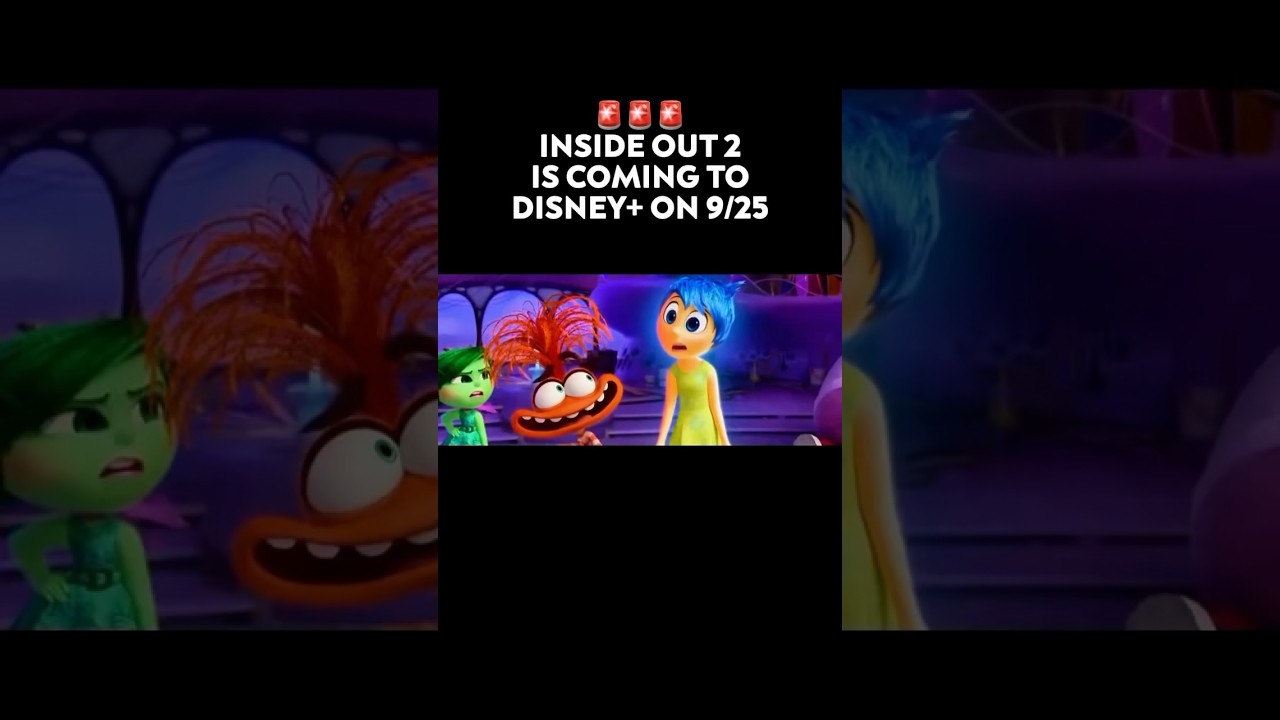 Inside Out 2 Coming to Disney+