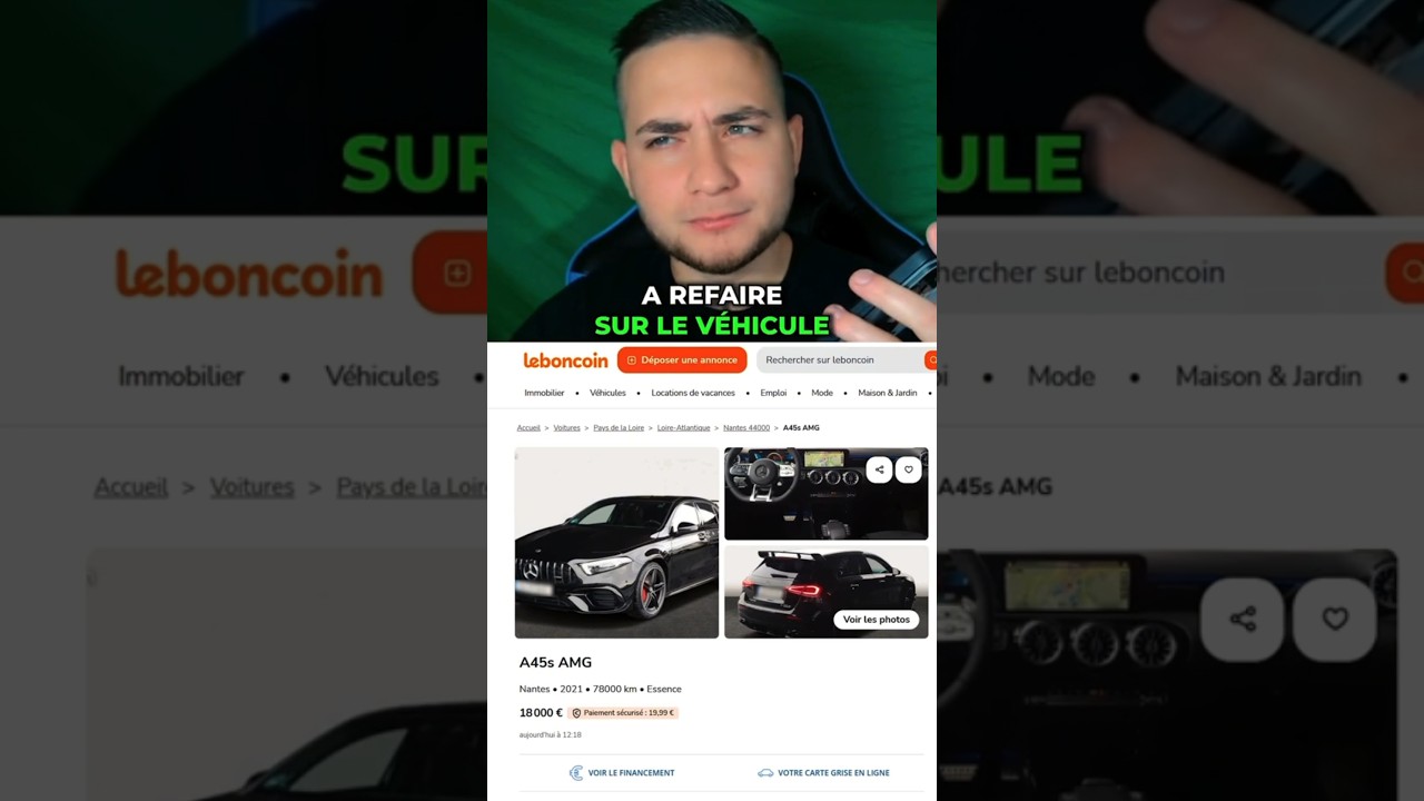 Belle affaire ou belle arnaque ? 😅 #leboncoin #mercedes #arnaque