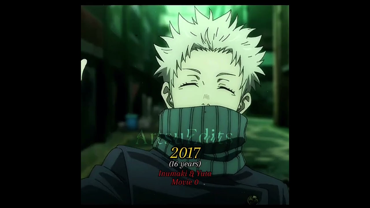 Toge Inumaki Through The Years #jujutsukaisen #anime #inumaki
