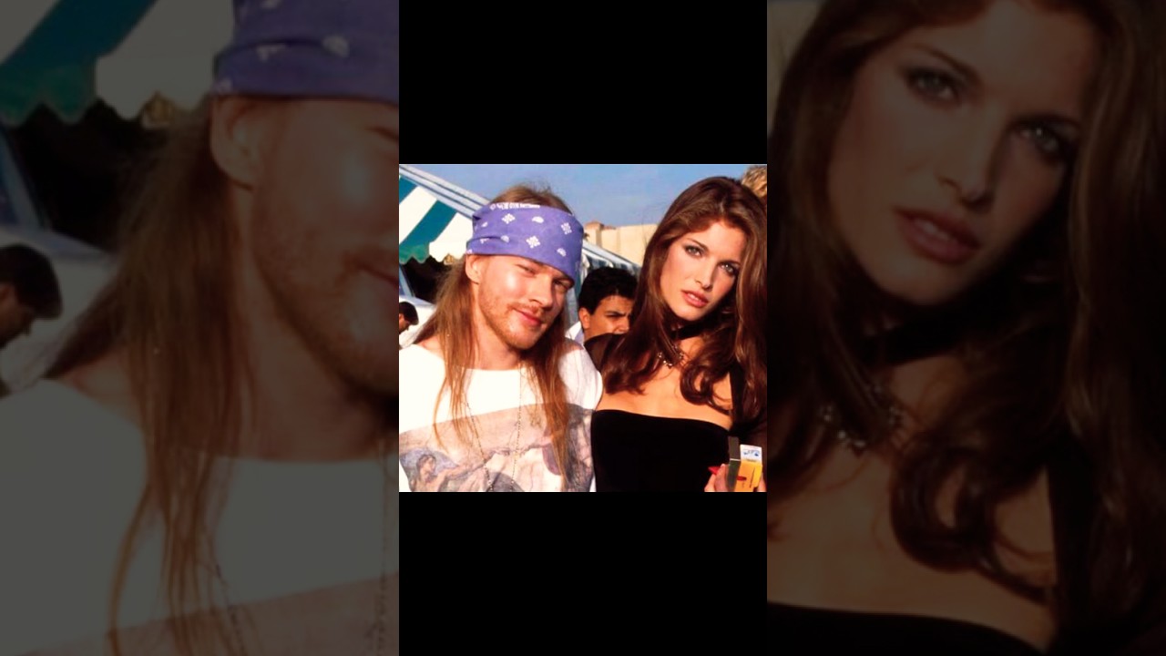 Axl Rose marriage to Erin Everly & relationship with Stephanie Seymour💕#shorts #singer #love #usa