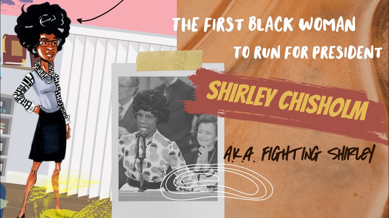 Black women's History: Shirley Chisholm The First Black Woman to Run for President!