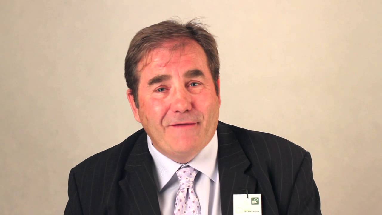 Trevor Wakefield of Russell Roof Tiles at the Green Apple Awards