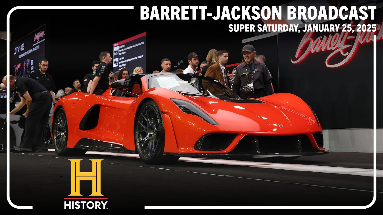Barrett-Jackson HISTORY Broadcast // Super Saturday, January 25 // Barrett-Jackson 2025 Scottsdale