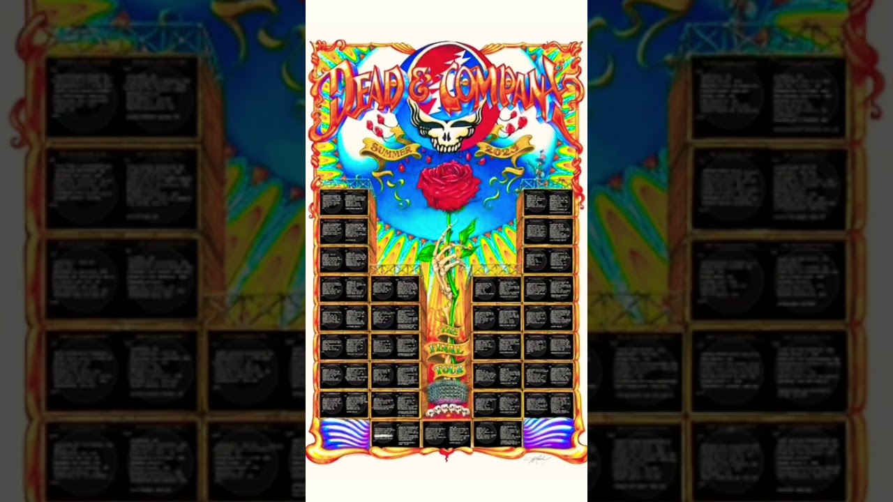 Dead & Company, The Final Tour Set List Limited Edition Print ❤️