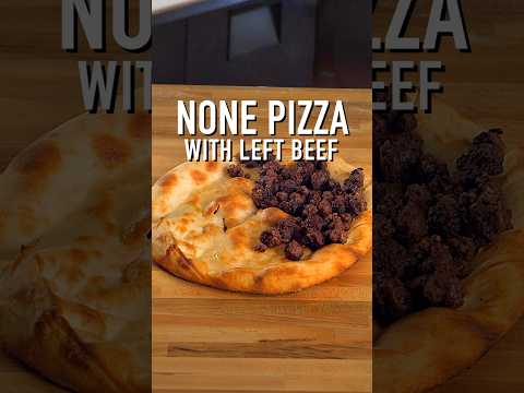 None Pizza with Left Beef 🍕 #shorts
