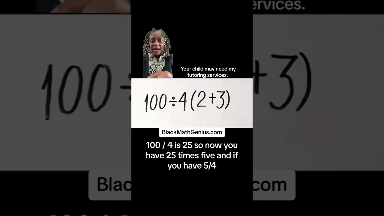 #BlackMathGenius #Edpost #math #learnmath #PEMDAS Post