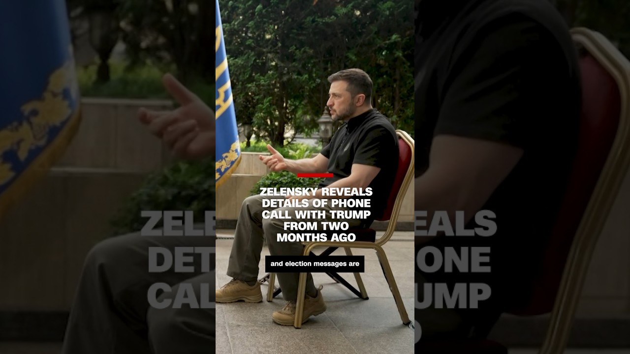 Zelensky reveals details of phone call with Trump from two months ago
