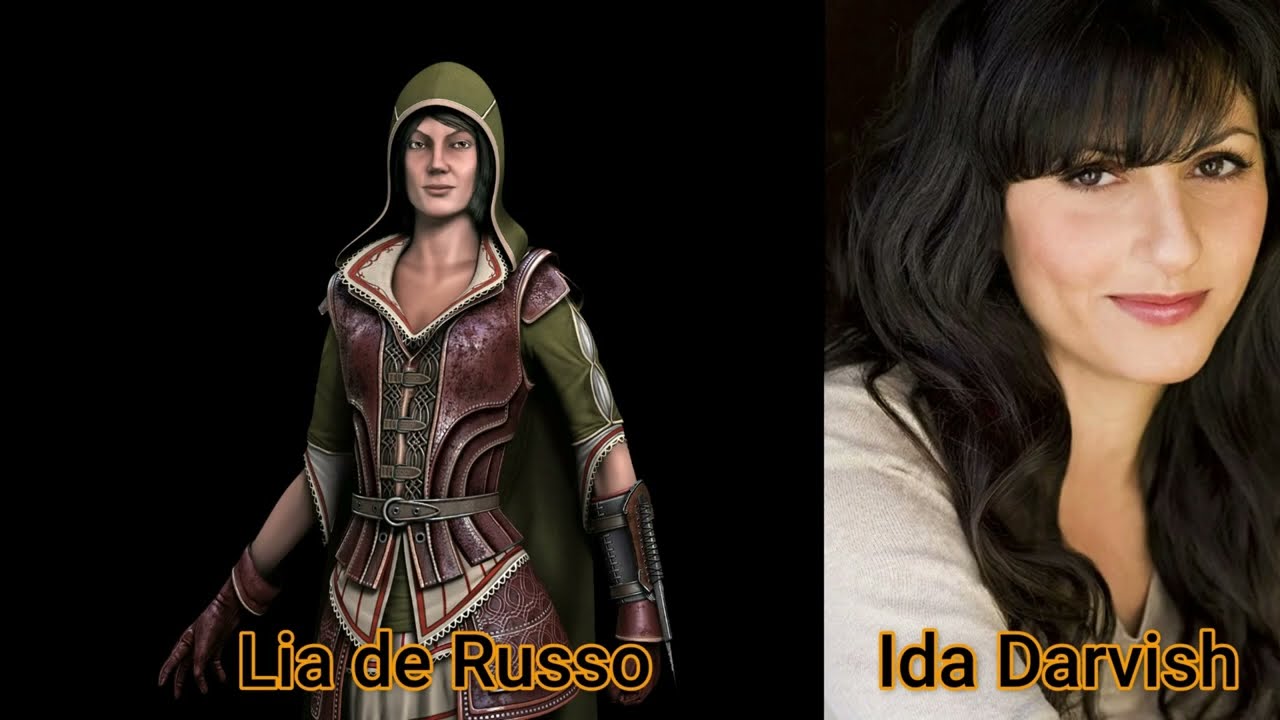 Character and Voice Actor - Assassin's Creed Brotherhood - Lia de Russo - Ida Darvish