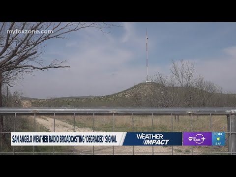San Angelo Weather Radio broadcasting ‘degraded’ signal