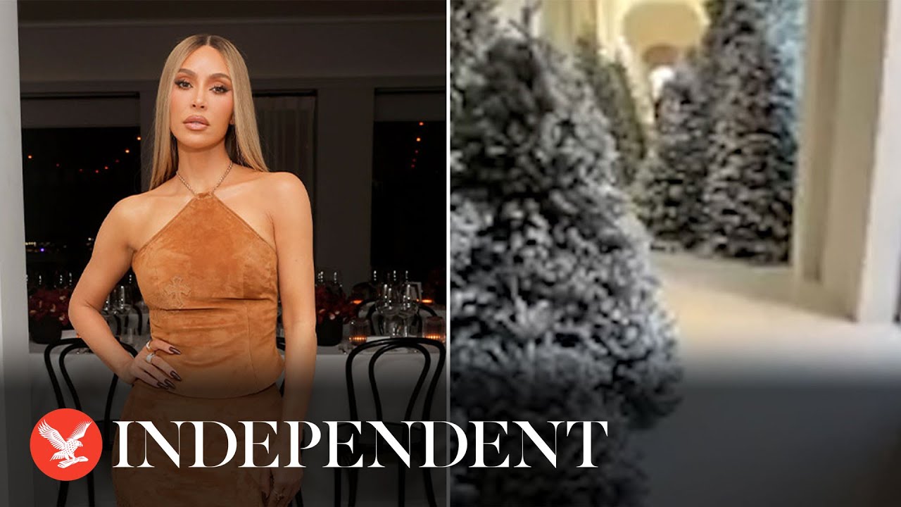 Kim Kardashian shows off 2023 Christmas decorations
